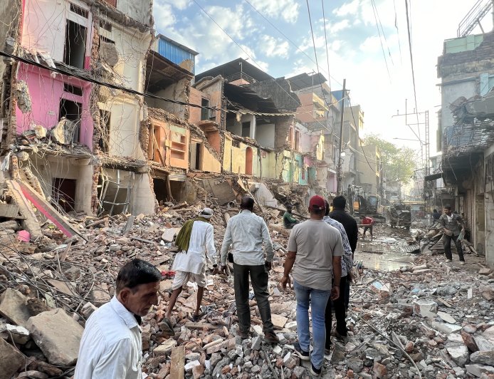 उज्जैन — ढाबा रोड चौड़ीकरण काम की स्थिति