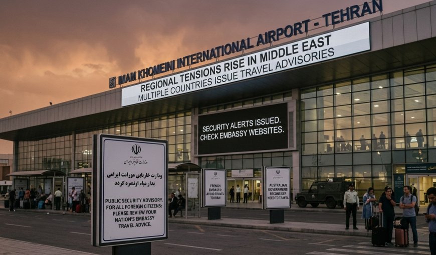 मध्य पूर्व में बढ़ा तनाव, कई देशों ने जारी की सुरक्षा एडवाइजरी